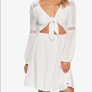Roxy White Hills Long Sleeve Dress